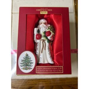 Spode Christmas Tree Collection Santa Ornament Porcelain‎ New